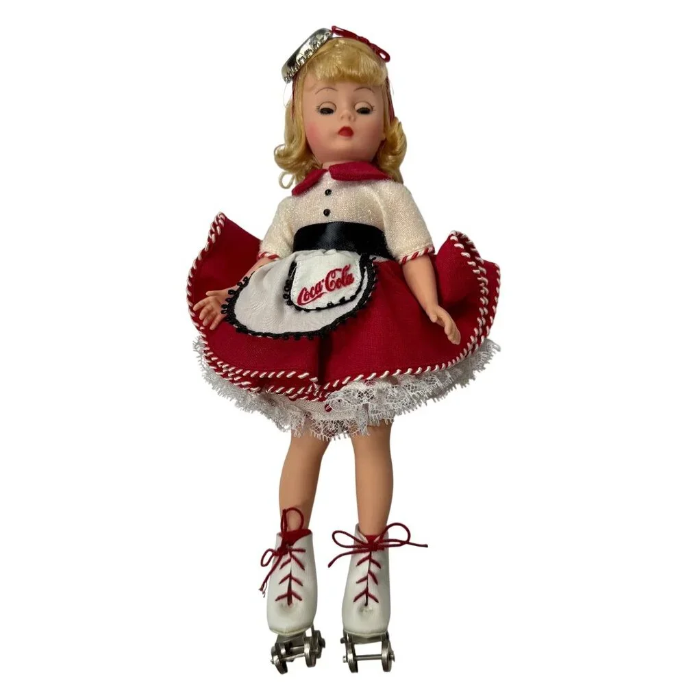 Madame Alexander Coca Cola Carhop 10” Doll 17400  Blonde Hair Blue Eyes With Box